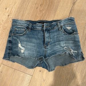 STS blue denim cut off shorts